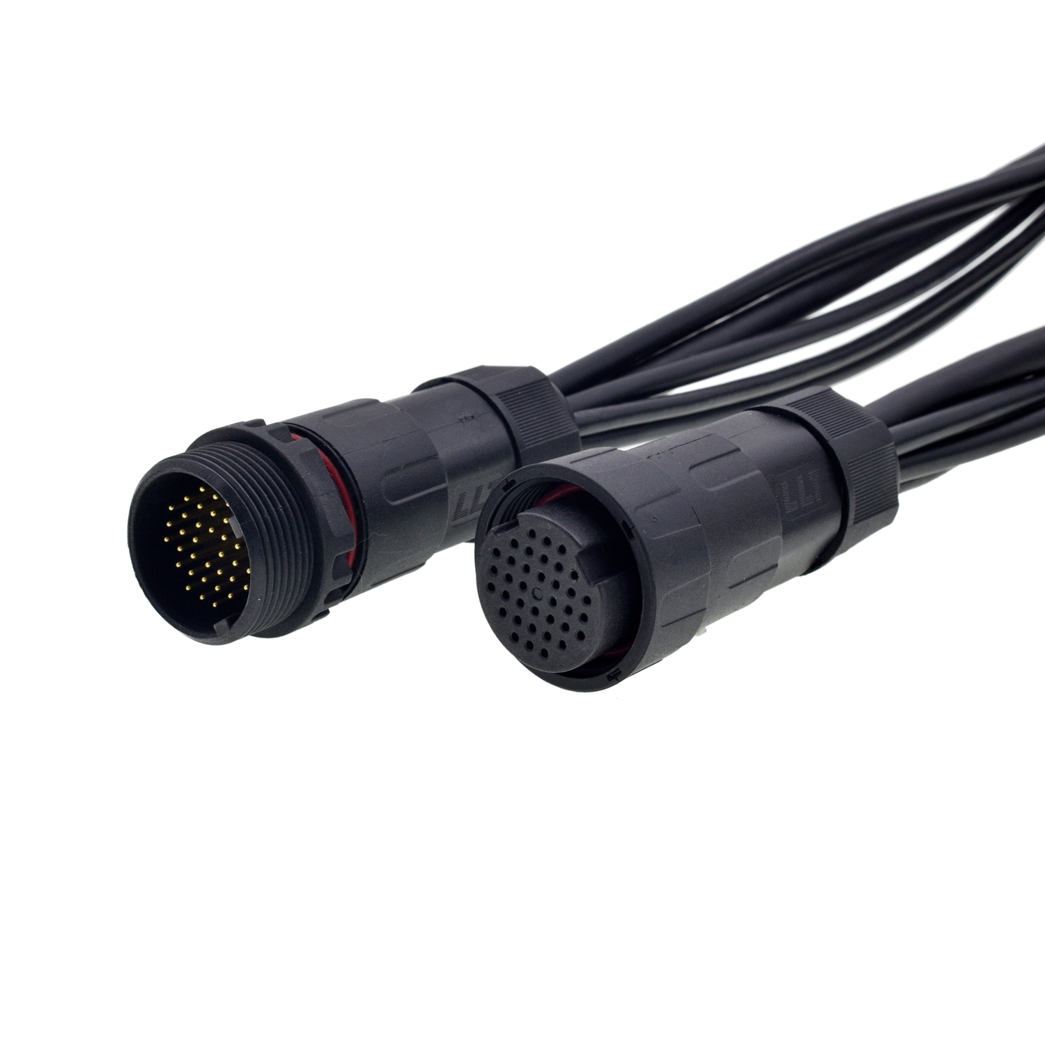 Waterproof M36 HDMI Plug Housing Automotive Wiring Harness 2