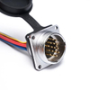 16PIN Aviation Plug PVC Male Connector Custom Wiring Harness\t\t\t
