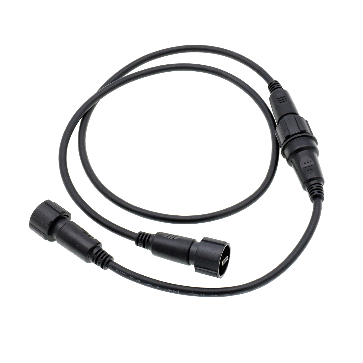 Waterproof HDMI Cable 18 Gpbs 4K/60Hz to HDMI VGA DVI USB 