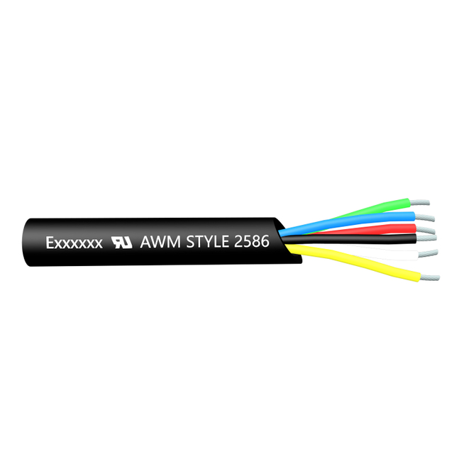 UL AWM 2586 Power Cord PVC Flexible Copper Wire UV Resistant