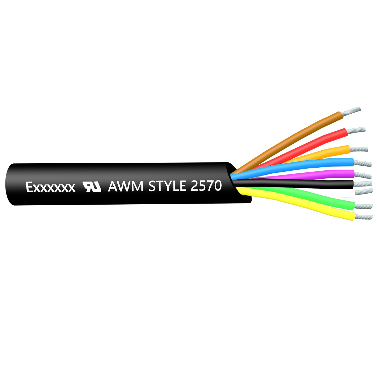 UL2570 PVC Sheath Braided Copper Wire with UV Resistant Jacket for Industrial Wiring