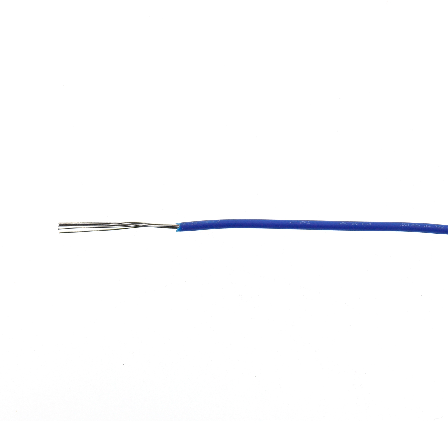 Cross-section and stripping demonstration of the UL10368 XLPE LSZH Hook Up Wire